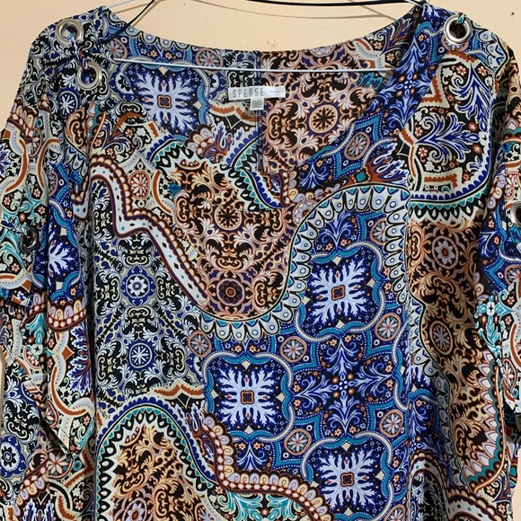 Spense Plus size Women’s Multicolored Blouse 2XL - Picture 3 of 5